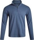 Spyder Mens Quarter Zip Pullover Sweatshirt - Lightweight Fleece warm