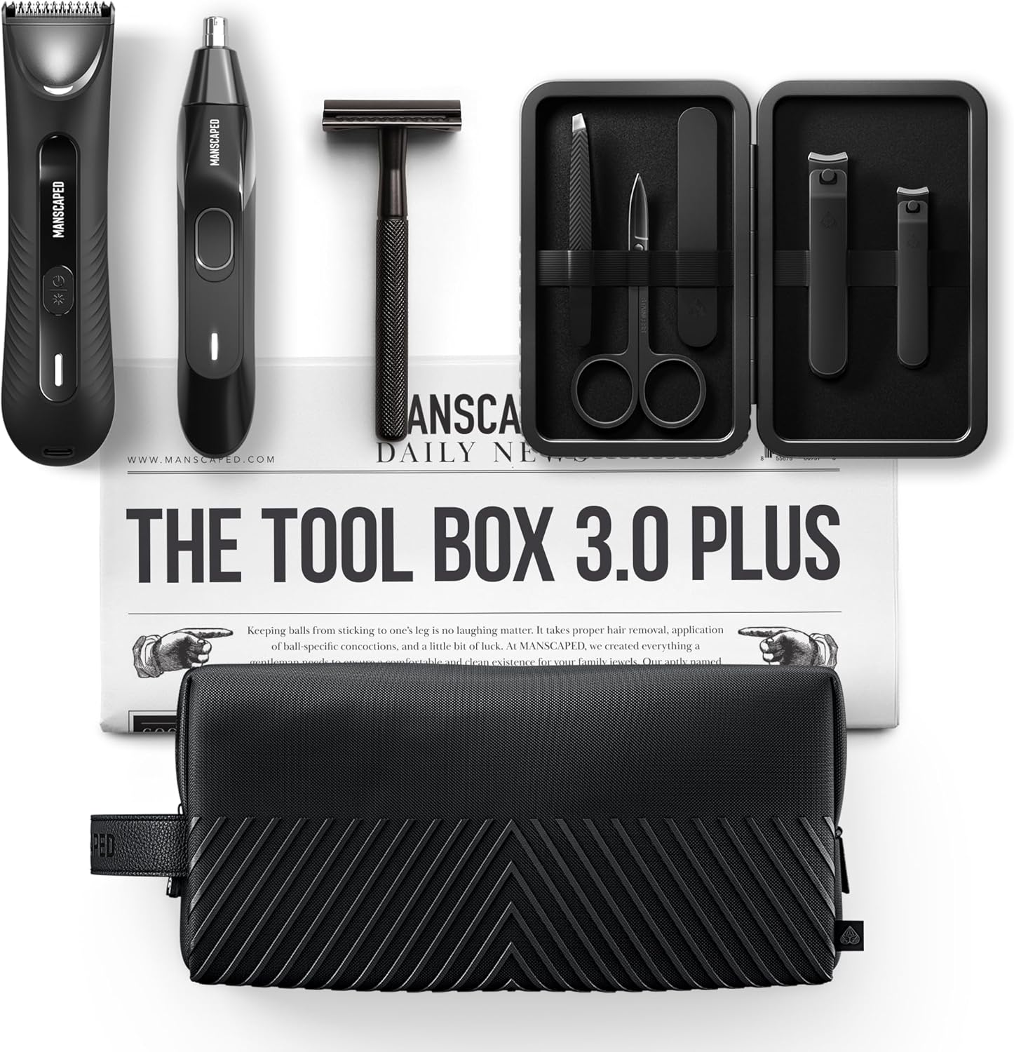 MANSCAPED Tool Box 3.0 Plus: Ultimate Grooming Kit for Men