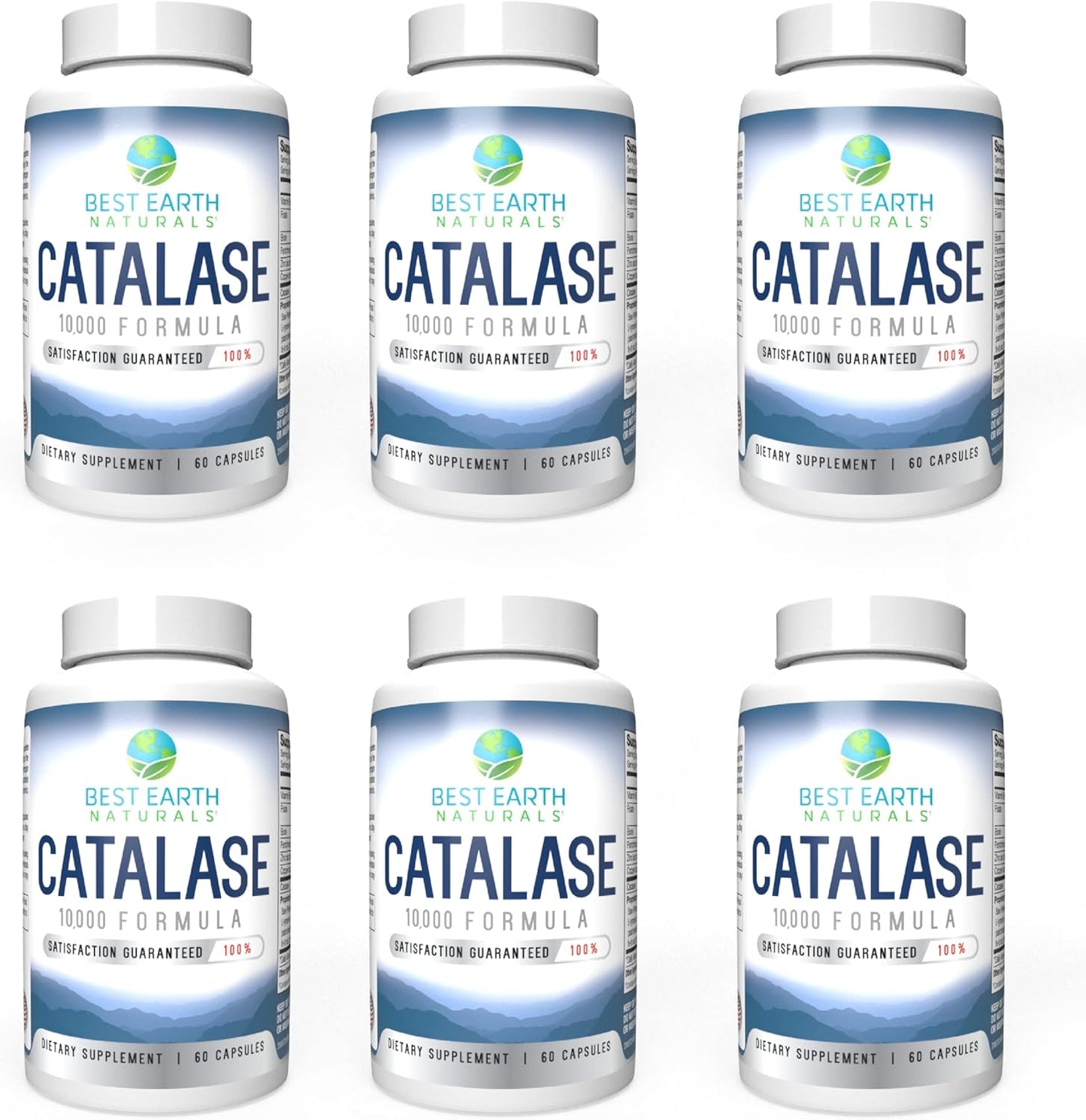 Catalase 10,000 Formula Enzyme Supplement for Strong Hair
