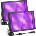 300W Blacklight Floodlight 2 Pack - Ultra Bright Outdoor UV