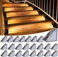 Solar Stair Lights 24 Pack - Bright Waterproof LED Step Lights