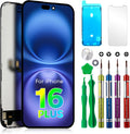 LCD Screen Replacement for iPhone 16 Plus 6.7 in - Replacement Display