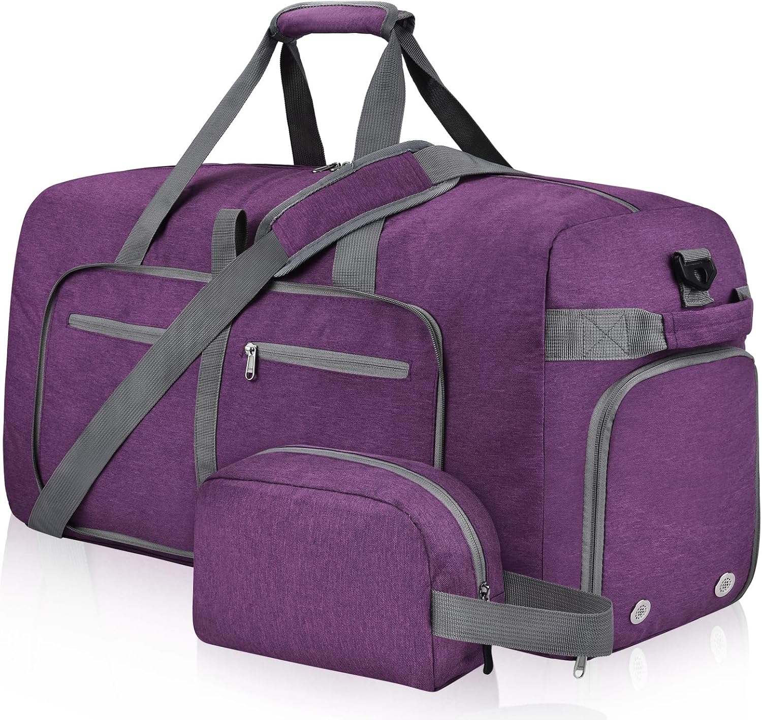 Felipe Varela Duffle Bag with Shoes Compartment and Adjustable Strap
