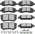 Ceramic Brake Pads Kits Compatible with Chrysler, Dodge, Jeep - Quiet