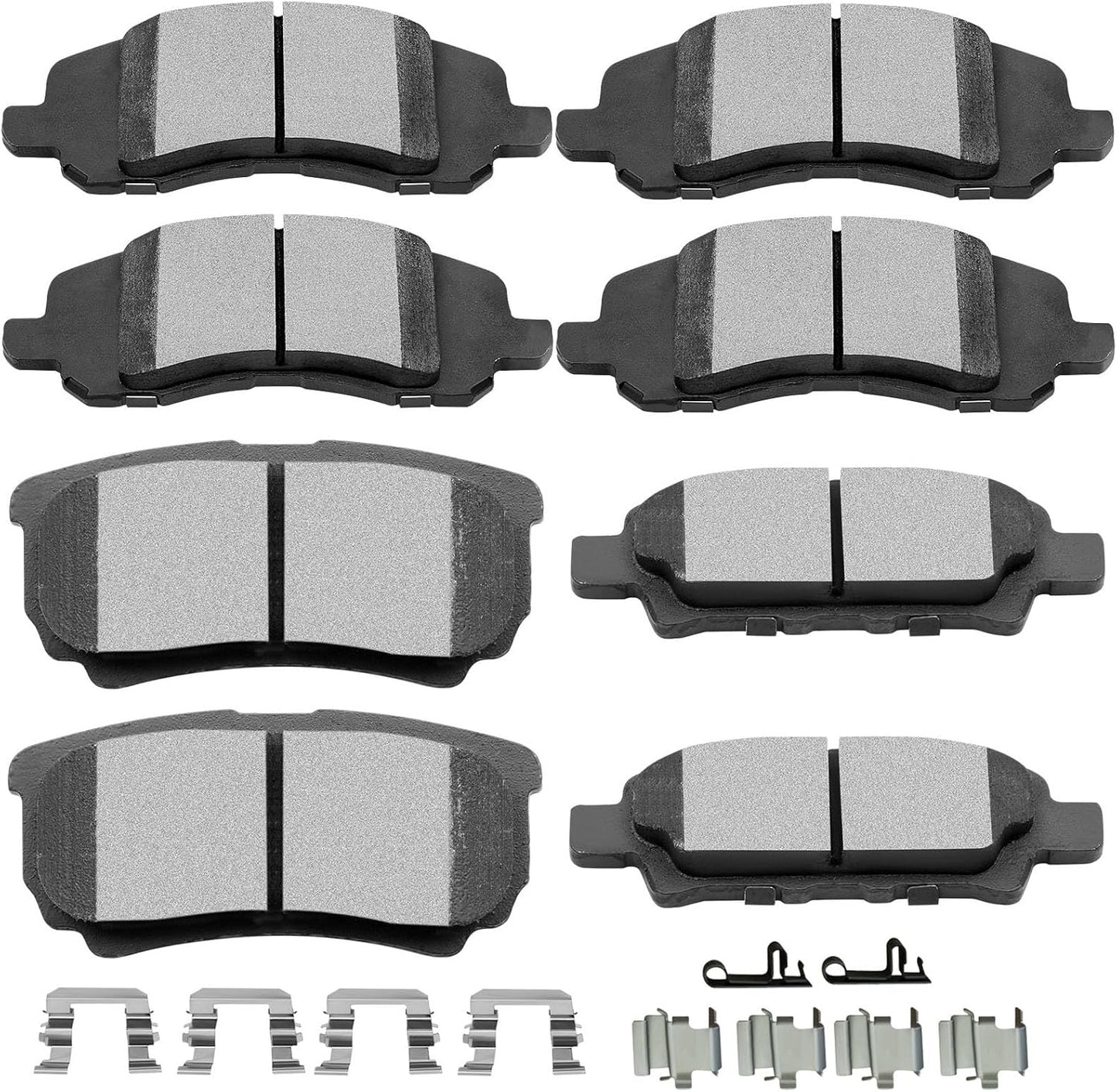Ceramic Brake Pads Kits for Chrysler, Dodge, Jeep, and Mitsubishi