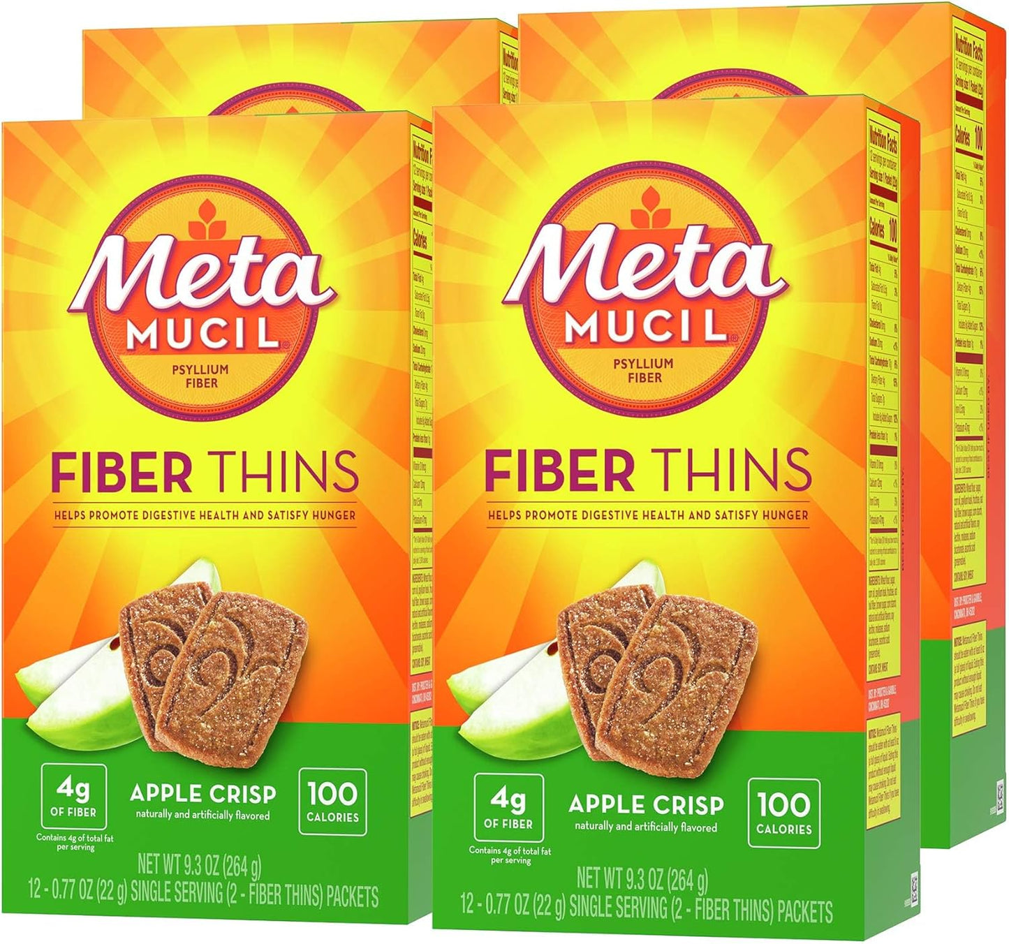 Metamucil Fiber Thins for Digestive Health and Hunger Control