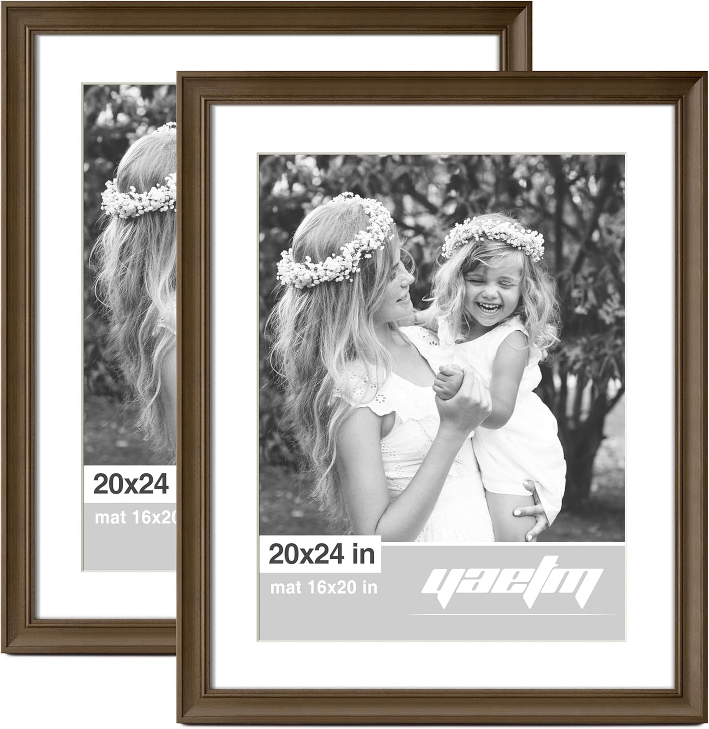 Yaetm 20x24 Picture Frame Set of 2 for Home and Office Decor