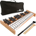 Glockenspiel Xylophone Full Size 27-Note Soprano - Portable Case