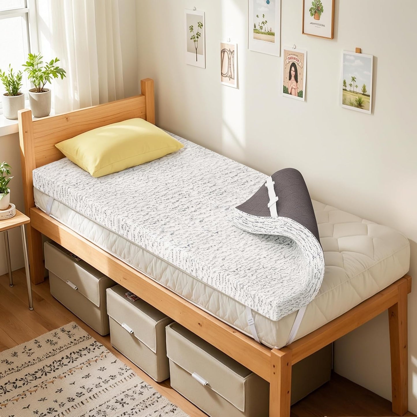 SyMax Twin XL Mattress Topper for Ultimate Comfort and Support