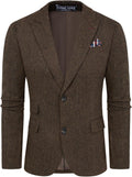 Trendy Herringbone Tweed Blazer for Men by PJ PAUL JONES