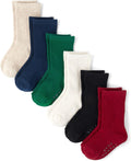 Gymboree Boys' and Toddler Crew Socks - Comfortable Everyday Pack