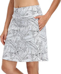 Knee Length Skorts for Women Golf Skirt with Pockets - Comfort Fit