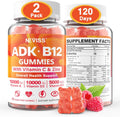 Sugar-Free ADK + B12 Gummies - Triple Vitamin Support for Bone