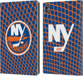 iPad Pro 11 Leather Wallet Case - New York Islanders NHL Net Pattern