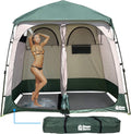Portable Camping Shower Tent - Instant Setup, 2 Rooms
