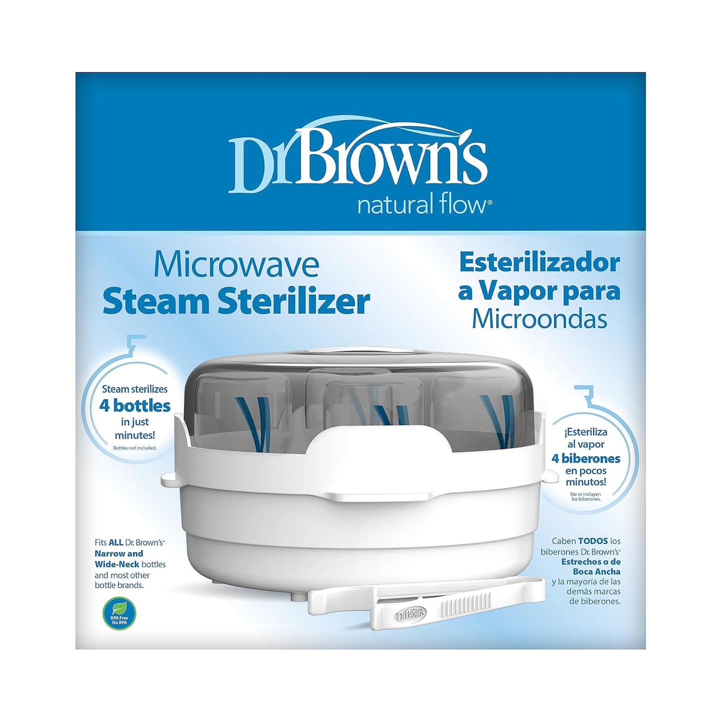 Dr. Brown's Baby Bottle Sterilizer - Quick & Effective
