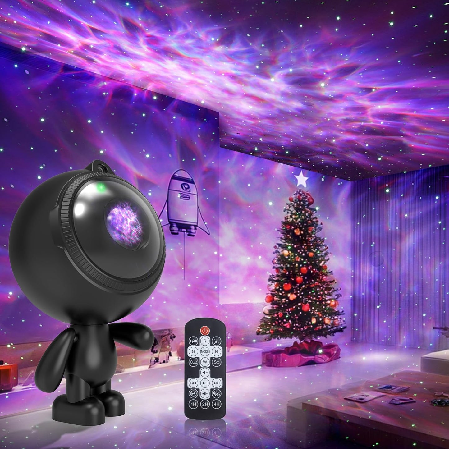 Starry Night Bliss with AIRIVO Galaxy Projector