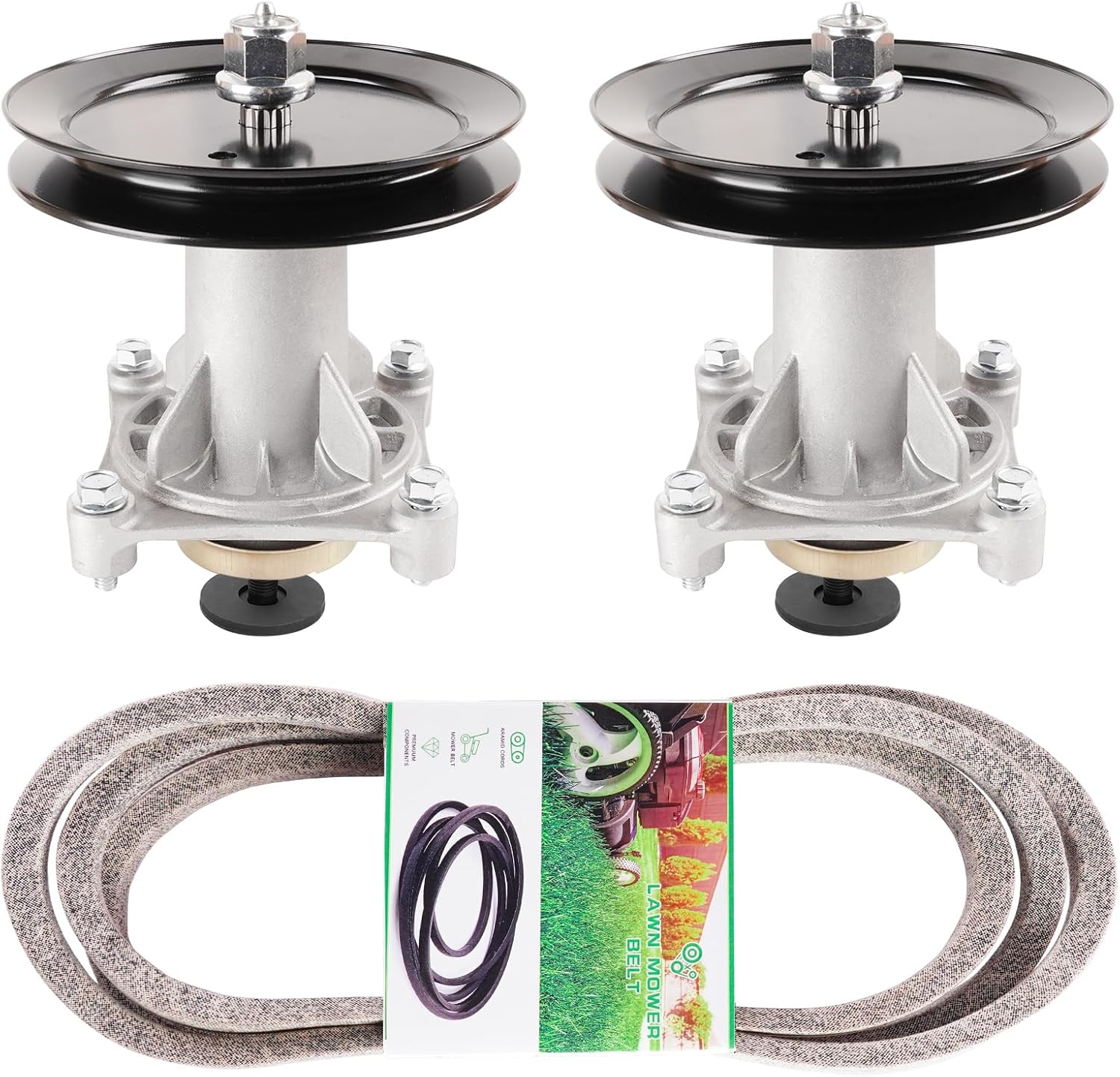 Mower Deck Spindle Kit for Husqvarna Models with Pulleys