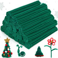 Green Pipe Cleaners 3000 pcs Bulk Pack - Holiday Craft Essentials