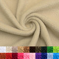 Taupe Solid Fleece Fabric 5 Yards Bolt - Soft 60ft Wide