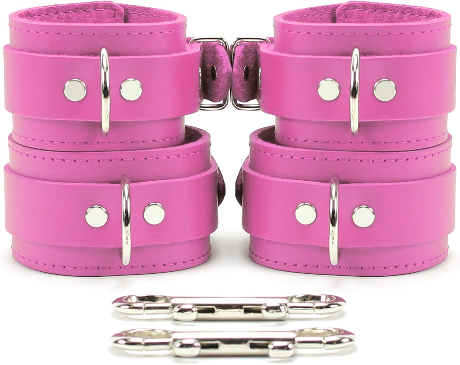 VP Leather Avita Combo Wrist and Ankle Cuffs for Comfort