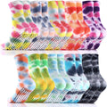 Colorful Non Skid Grip Pilate Socks Set -10 Pairs