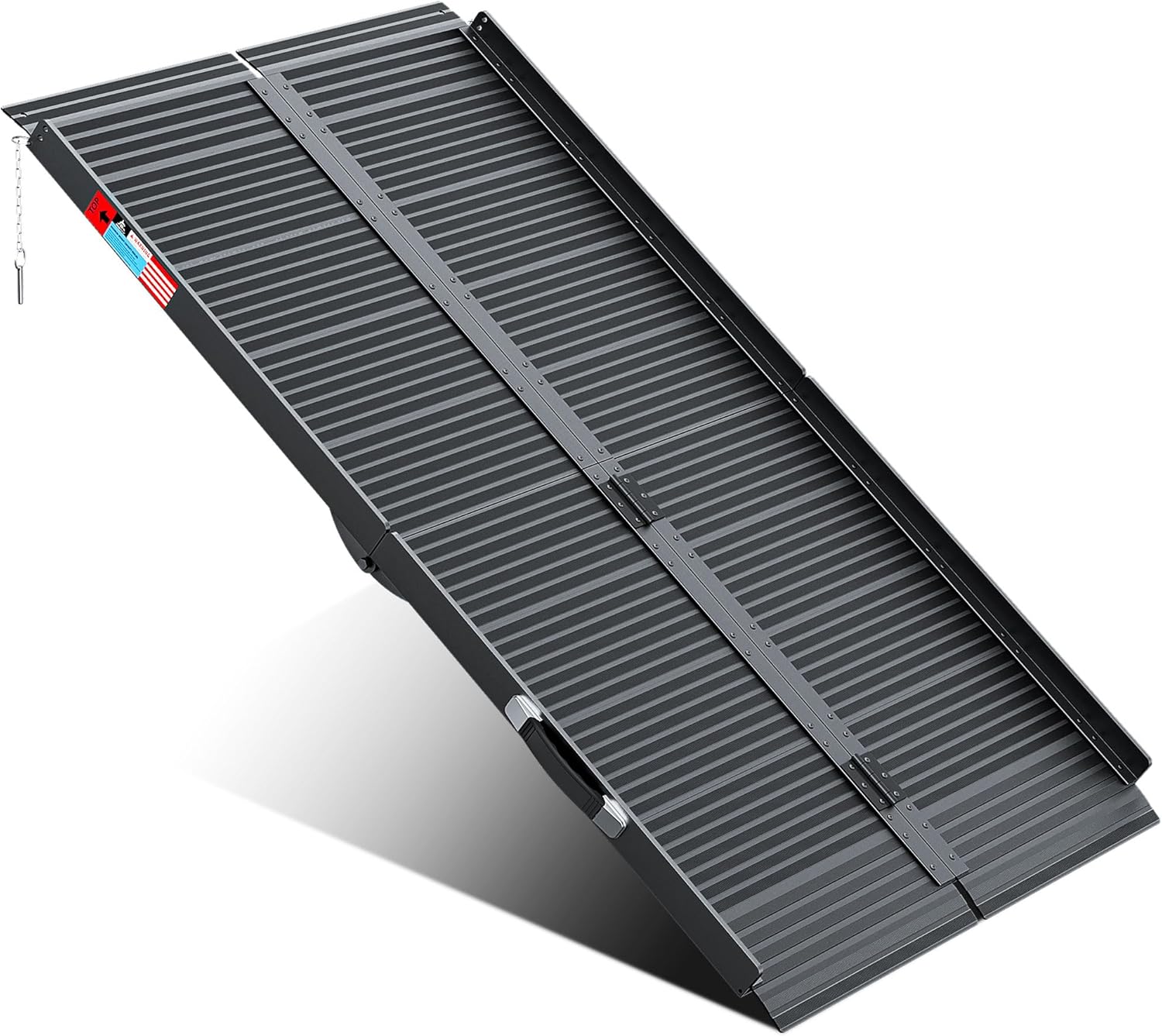 5FT Portable Wheelchair Ramp for Home - Non-Slip Aluminum Design