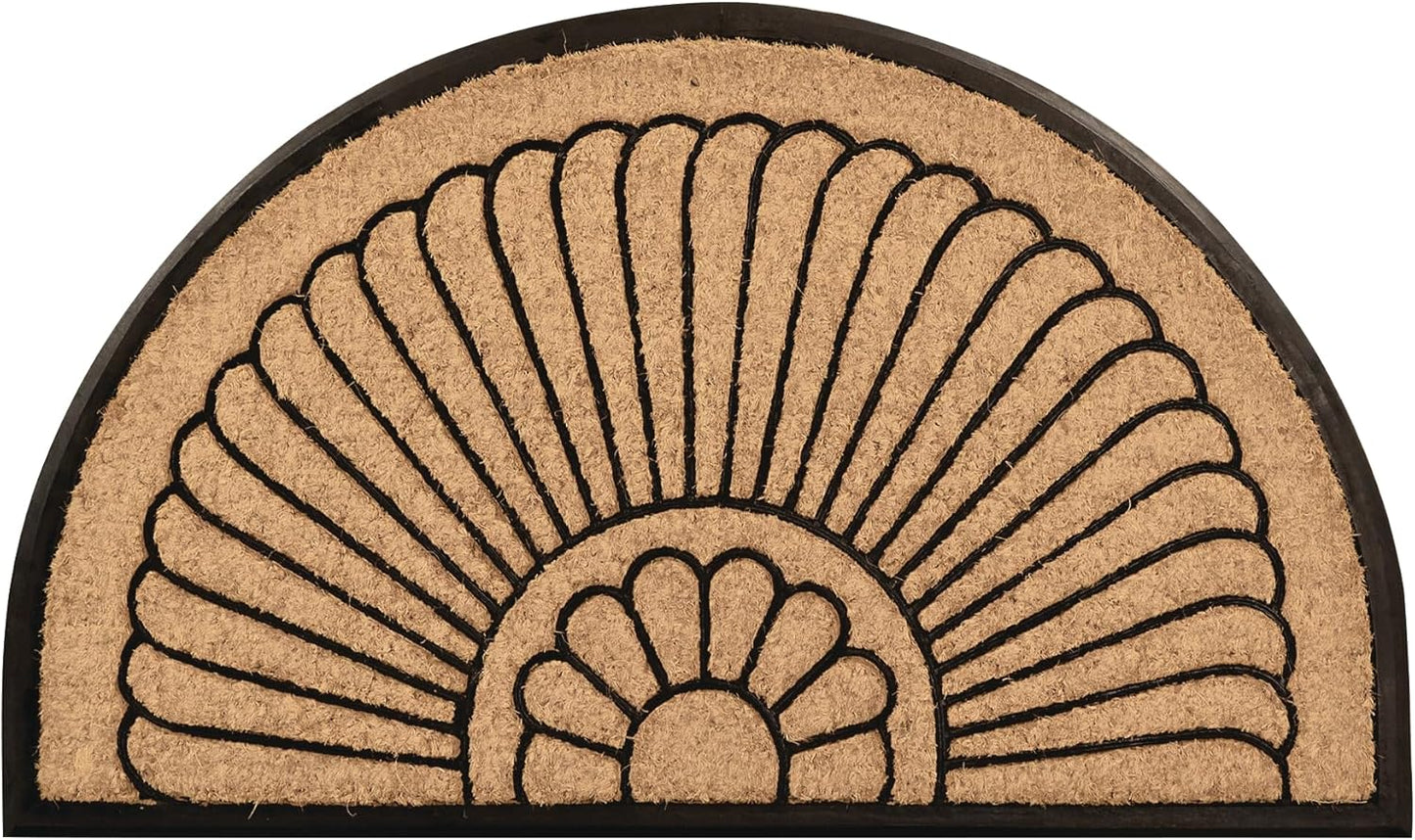 Notrax All Weather Rubber-Backed Natural Coco Coir Door Mat