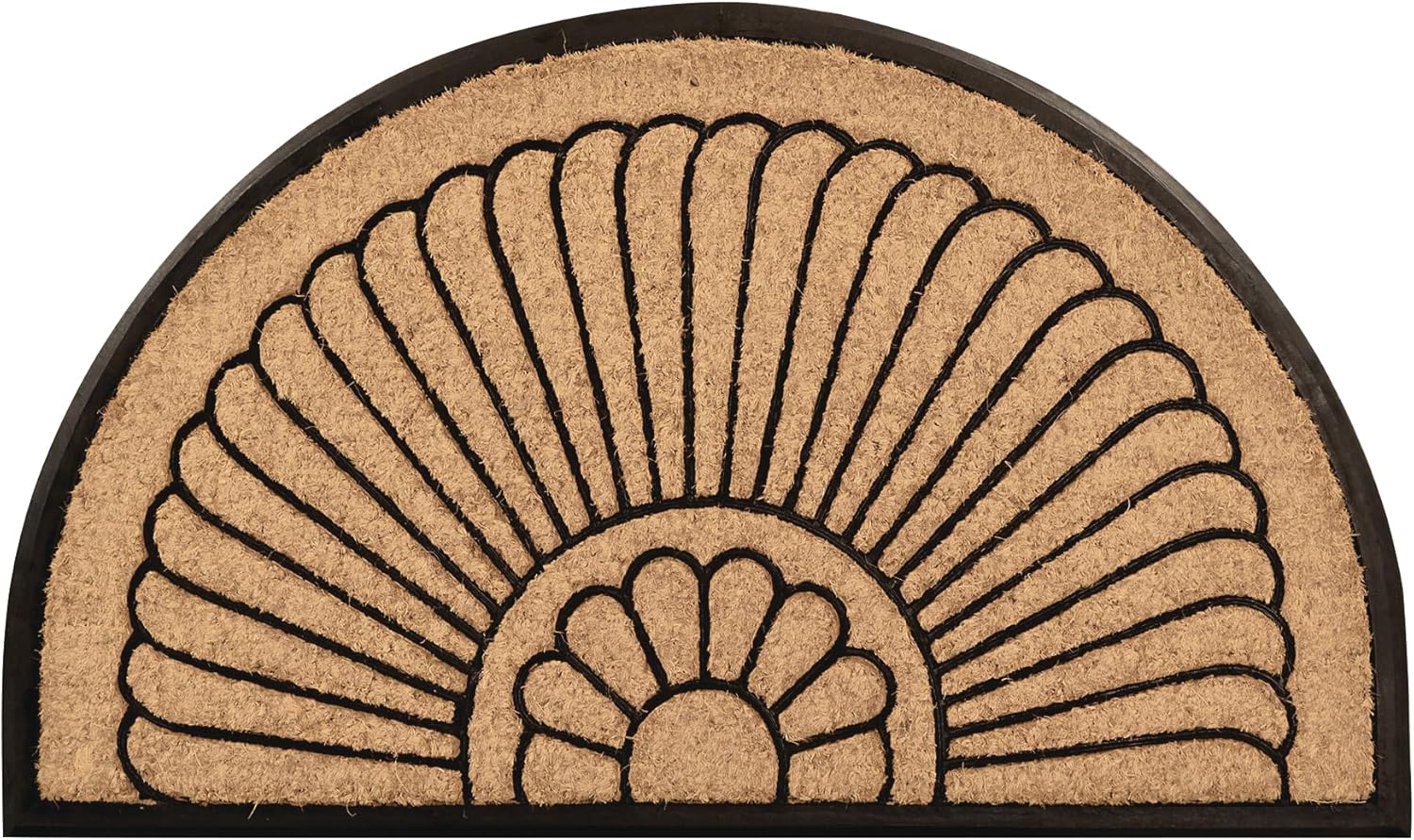 Notrax All Weather Rubber-Backed Natural Coco Coir Door Mat