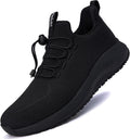 Men's Slip Resistant Work Shoes - Waterproof Breathable Slip-Ons