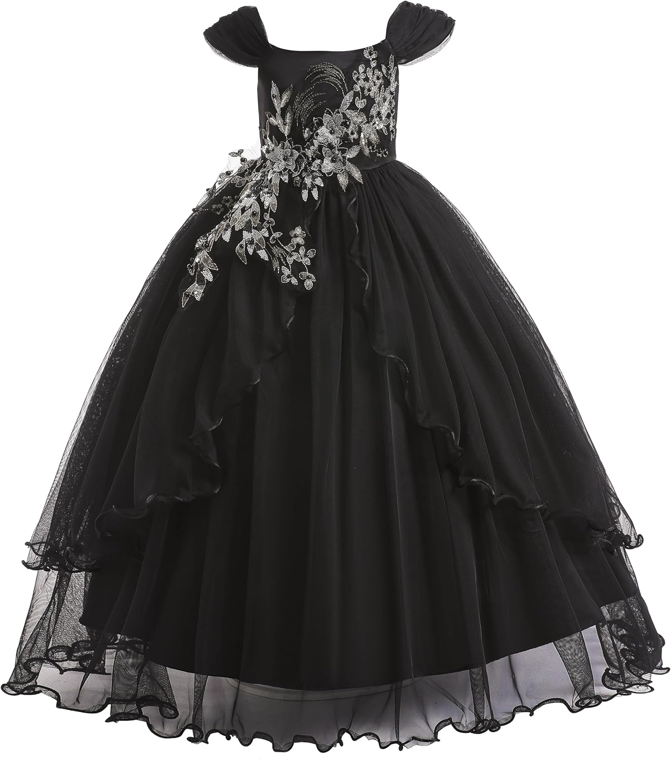 Vintage Off The Shoulder Flower Girl Dress for Special Occasions