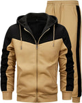 Two Piece Men's Tracksuit Jogger Set for Comfortable Sports Activities