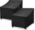 Outdoor Chair Covers Waterproof 29in x 30in x 36in - Heavy Duty 2 Pack
