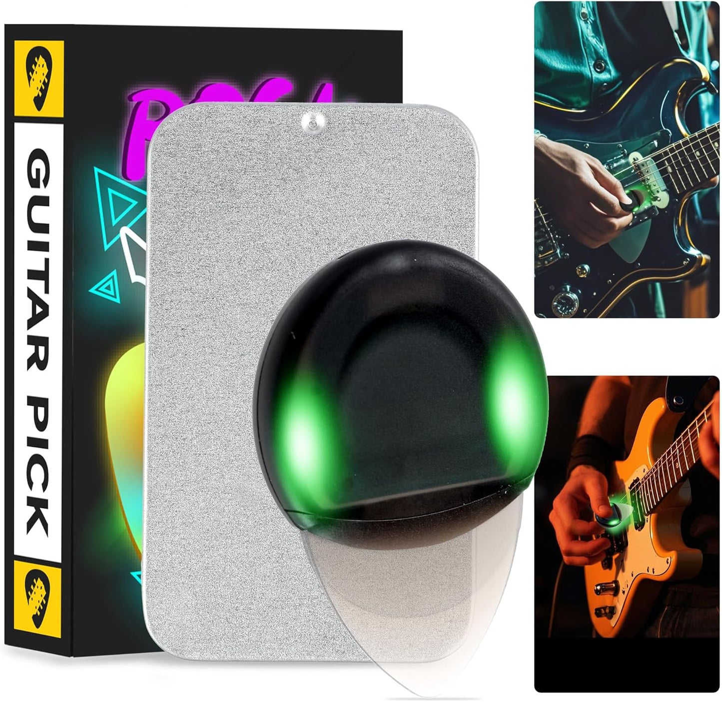 Hi-YomiLaugh LED Guitar Picks - Illuminate Your Performance!