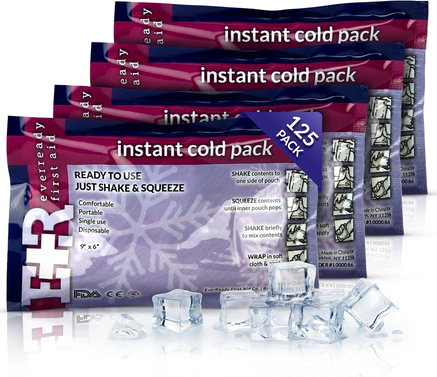 Instant Cold Compress Therapy Ice Pack for Quick Pain Relief