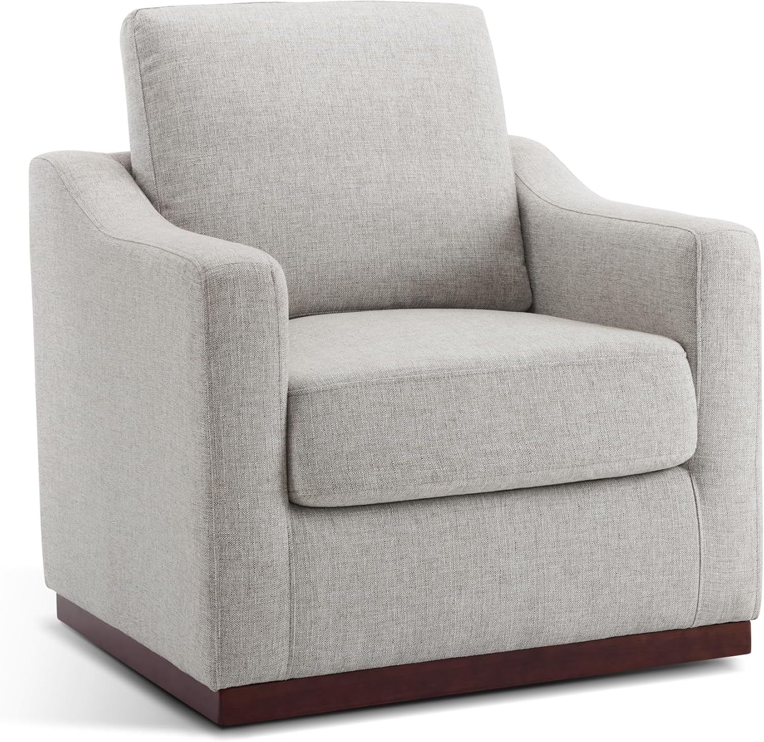 Pet-Friendly Swivel Armchair - Modern Comfort