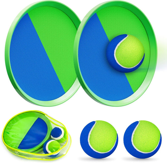 Fun Ball Catch Paddle Set for Outdoor Family Games