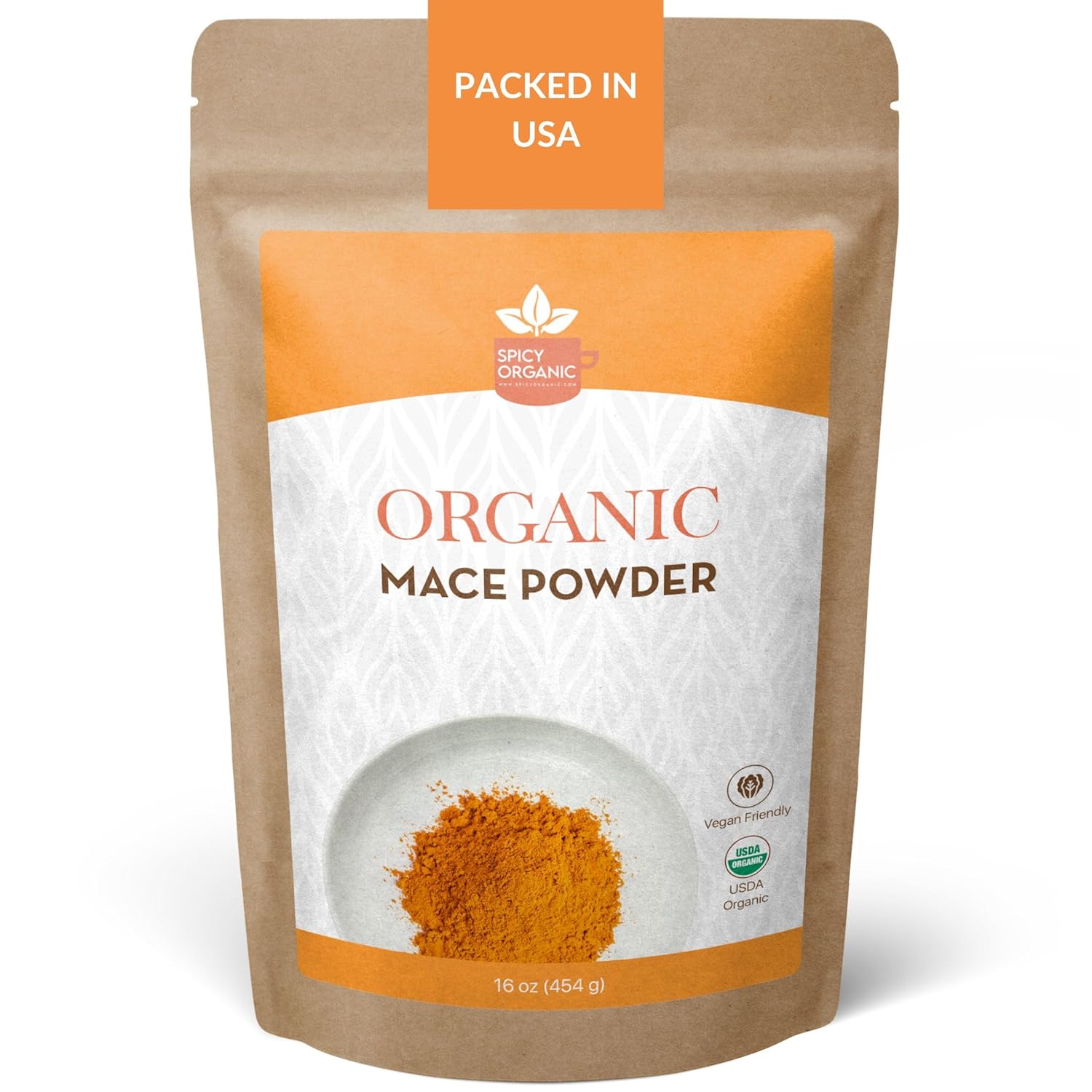 Organic Ground Mace Spice - 100% Pure Non-GMO Flavorful Spice