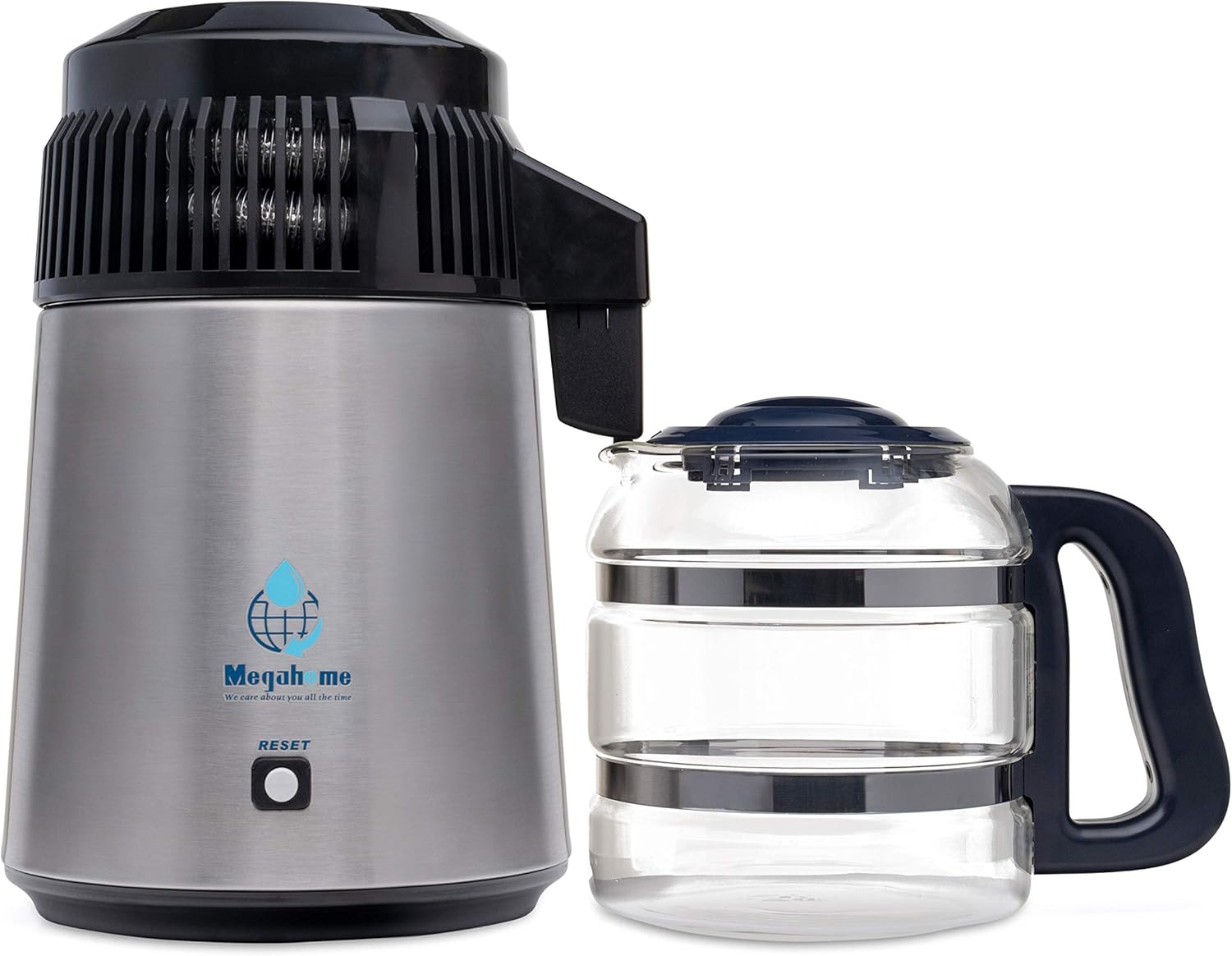 Countertop Water Distiller Stainless Glass Collection for Pure Water