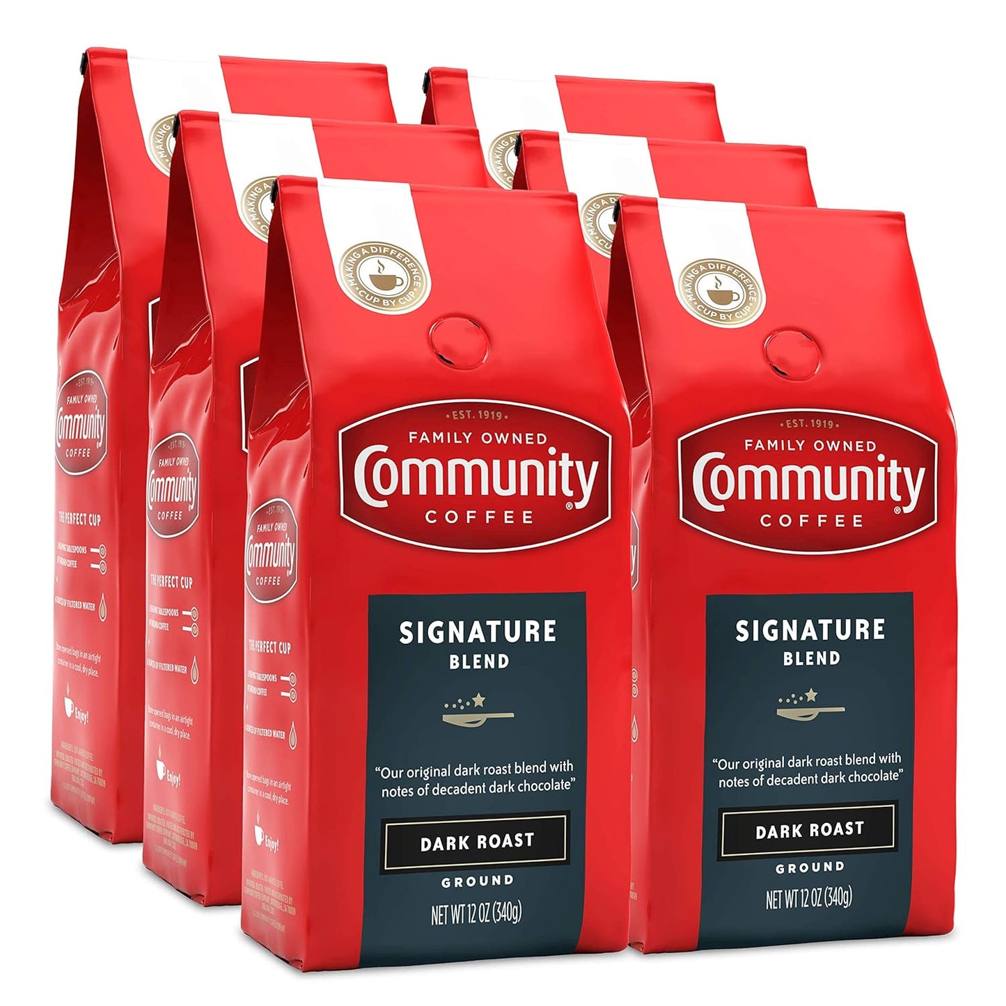 Premium Dark Roast Coffee Pack - 72 oz