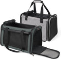 YUDODO 2 Packs Lightproof Soft Sided Pet Carrier for Travel