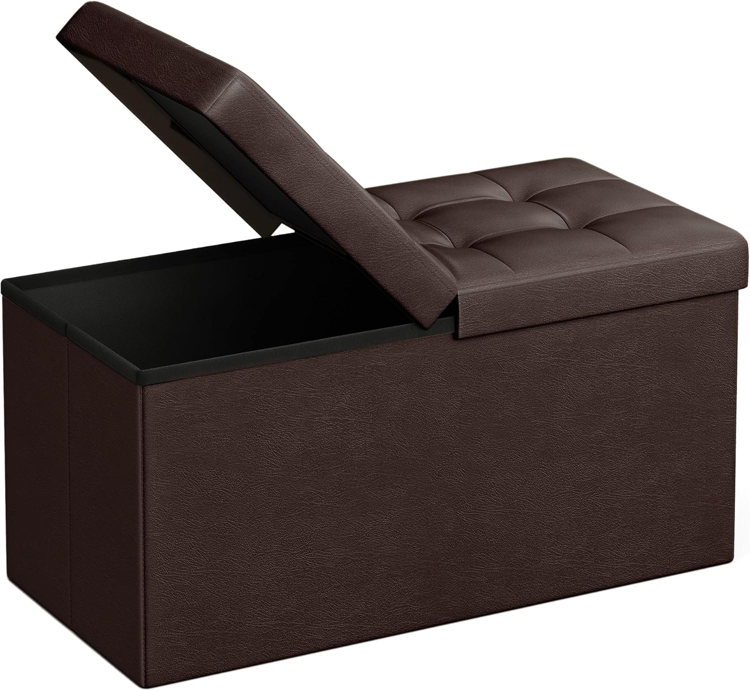 30 Inches Storage Ottoman Bench for Entryway and Living Room