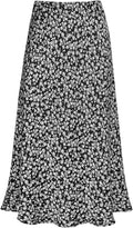 Women's High Waist Satin Midi Skirt for Effortless Style