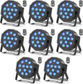 Rechargeable Par Lights RGBW LED Uplights - Portable Battery Stage