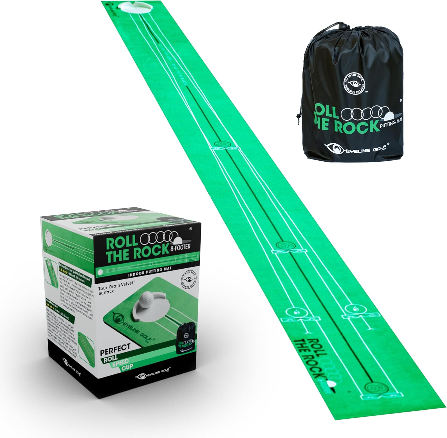 EyeLine Golf Putting Mat - Master Your Putting Skills!