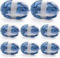 Chunky Yarn for Hand Knitting - Super Bulky 8-Pack, Fluffy Blanket
