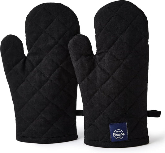 Encasa XO Heat Resistant Oven Gloves - Safe Handling