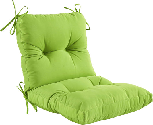 Outdoor Indoor Seat/Back Chair Tufted Cushion for Patio Furniture