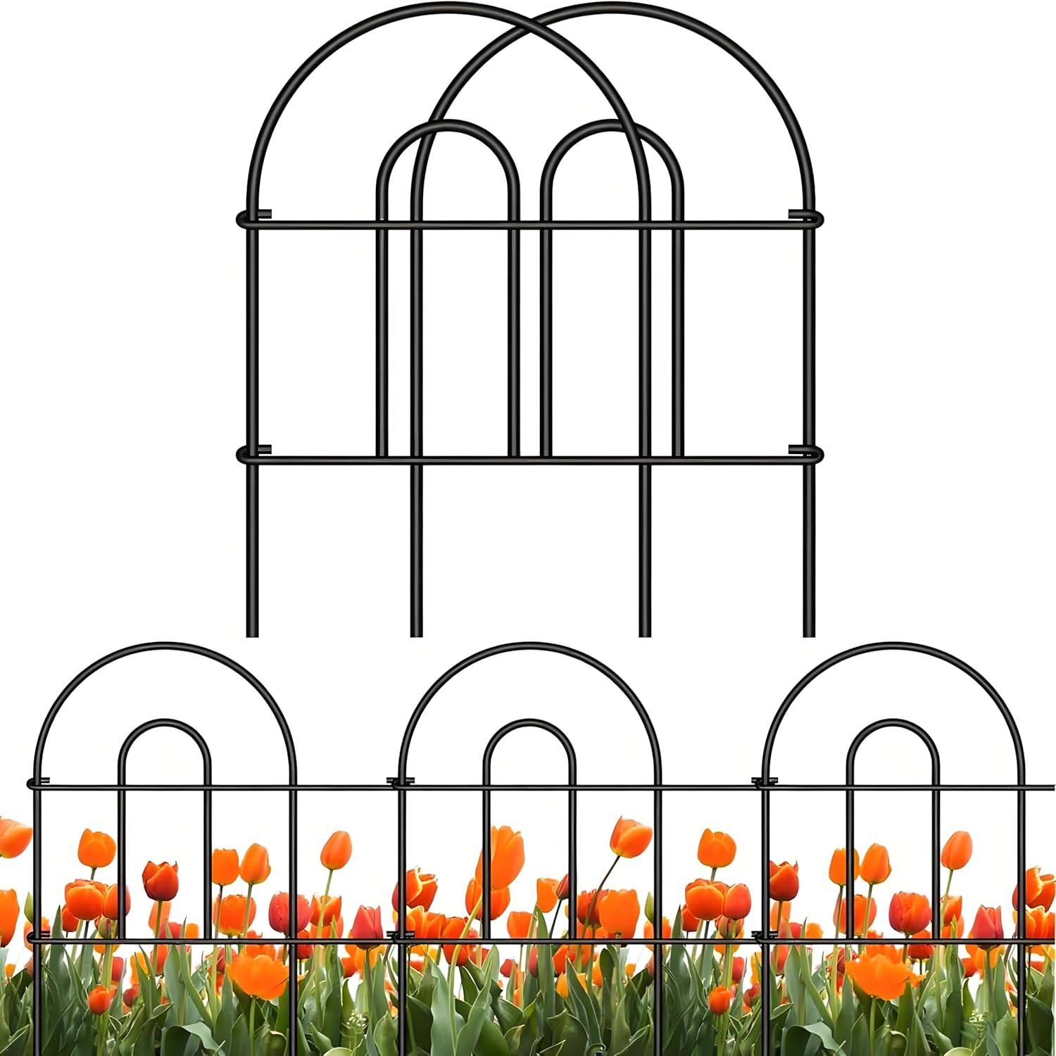 Decorative Garden Fencing Panels for Dogs and Flower Beds