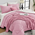 HEVUMYI Queen Comforter Set - Ultra Soft 7-Piece All Season